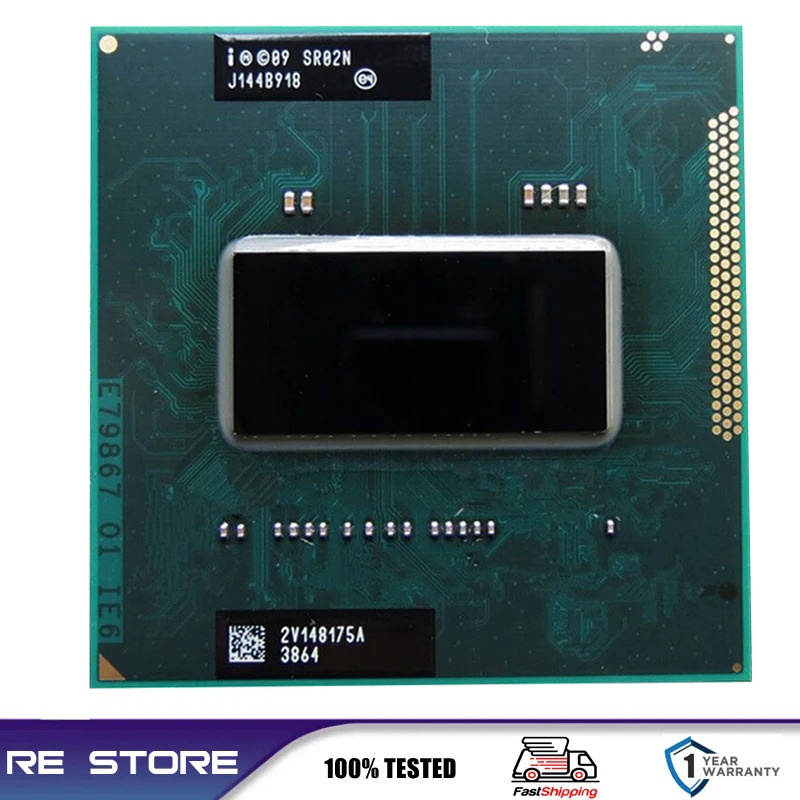 Used Intel Core i7-2670QM 2.2GHz 6MB Socket G2 Mobile CPU Processor i7 2670QM SR02N
