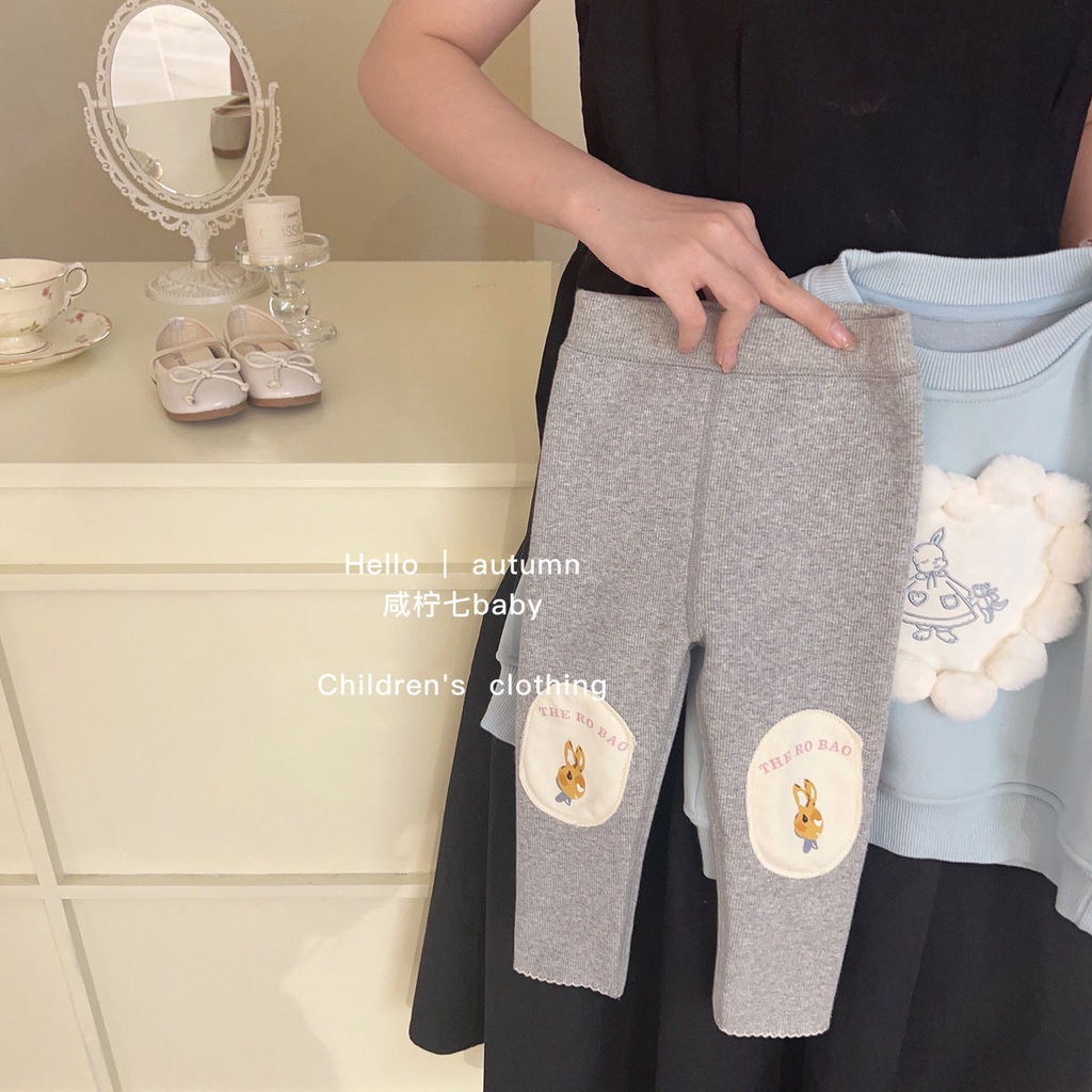 Áo Sweater Tay Dài Giữ Ấm Phong Cách Hàn Quốc Thời Trang Mùa Thu Cho Bé Gái
