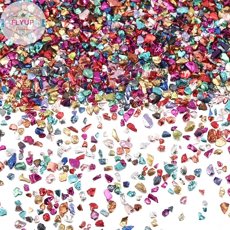 Flyup Viên Đá Thủy Tinh epoxy Pha Lê Lấp Lánh Dùng Làm Đồ Thủ Công diy vn