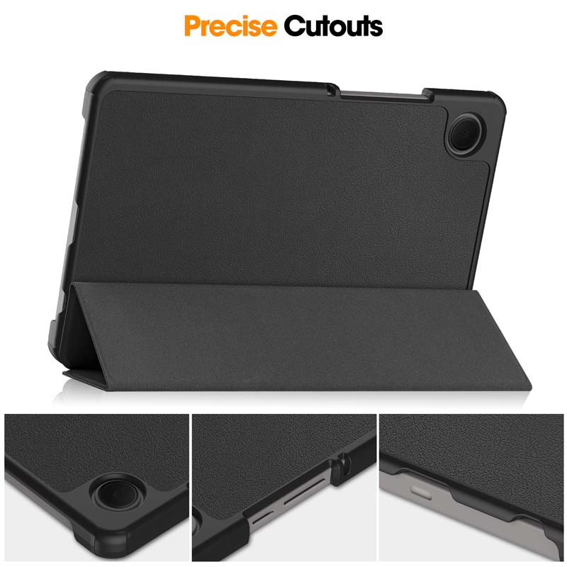 Dễ Thương Bao Da pu Máy Tính Bảng Nắp Lật Chống Rơi Cho Samsung Galaxy Tab A9 SM-X115 X110 case galaxytaba9 8.7 inch cover Giá Đỡ
