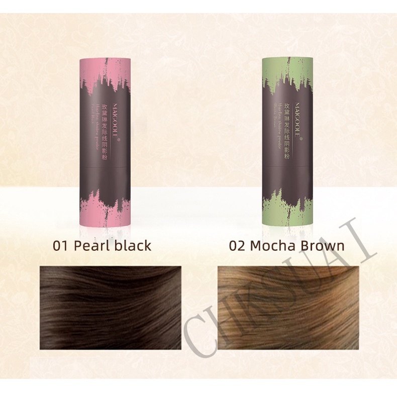 Phấn Che Khuyết Điểm Đường Chân Tóc Màu Đen Tự Nhiên Chống Thấm Nước