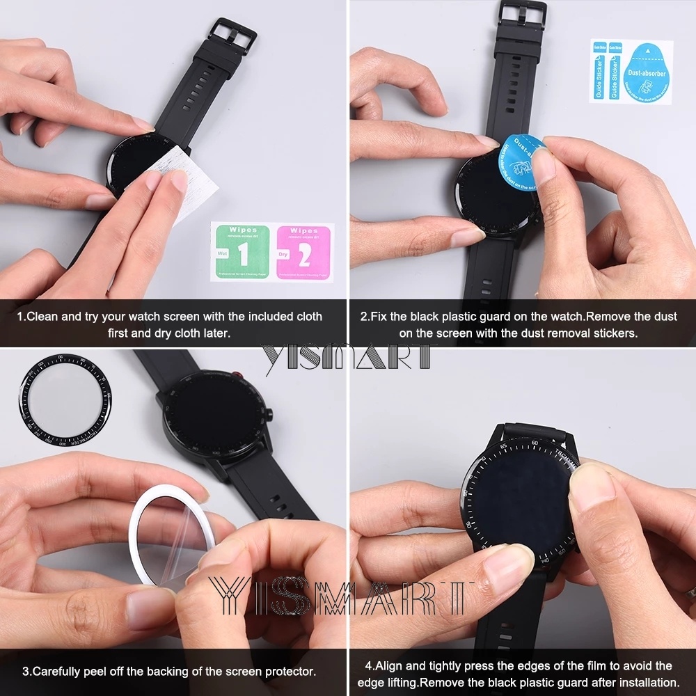 Miếng Dán 3d Bảo Vệ Màn Hình Dùng Cho amazfit gtr4 gtr 3 pro gts4 gts 3 mini Ốp