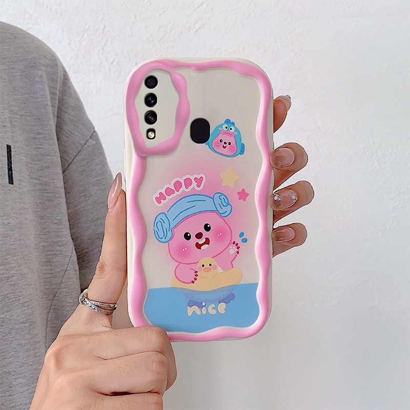 Ốp lưng samsung a20s Dễ Thương Ốp Điện Thoại Chống Sốc Hình Búp Bê Hoạt Hình 3d Thời Trang Cho samsung a20s