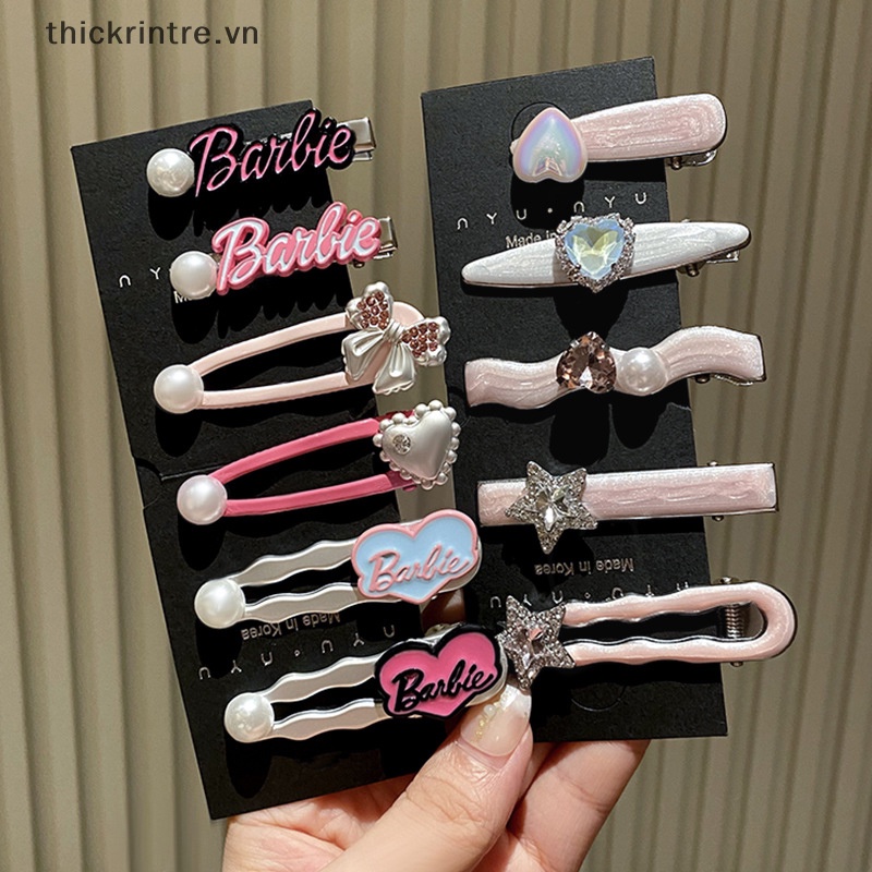 Th Kẹp Tóc Công Chúa Hình Búp Bê barbie Ngọt Ngào Cá Tính Thời Trang Làm Quà Tặng vn