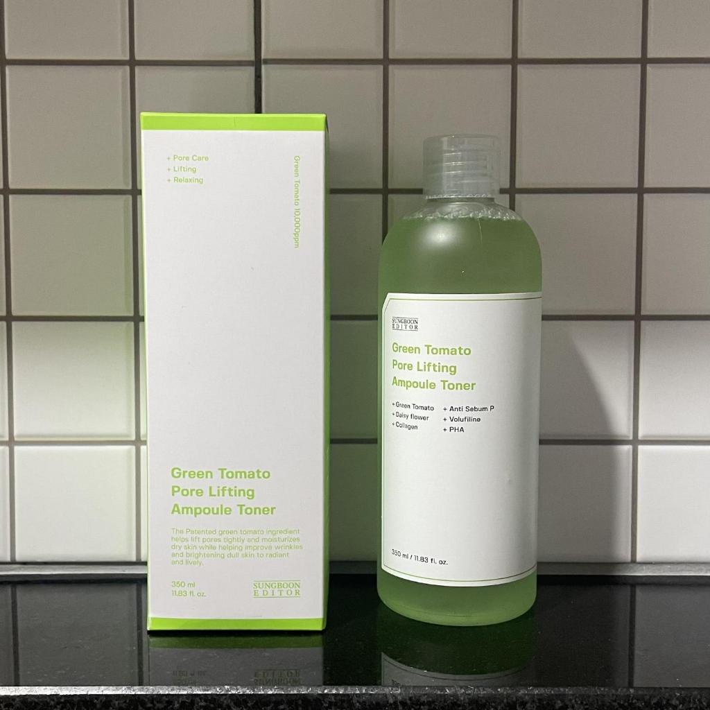 Toner Cà Chua Xanh SUNGBOON GREEN TOMATO PORE LIFTING AMPOULE TONER 350ML