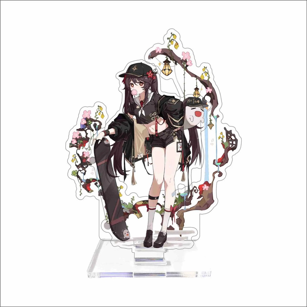 Mô hình Standee Genshin Impact Nahida Yae Miko Standing Collection Hu Tao Phụ kiện trang trí để bàn góc học tập
