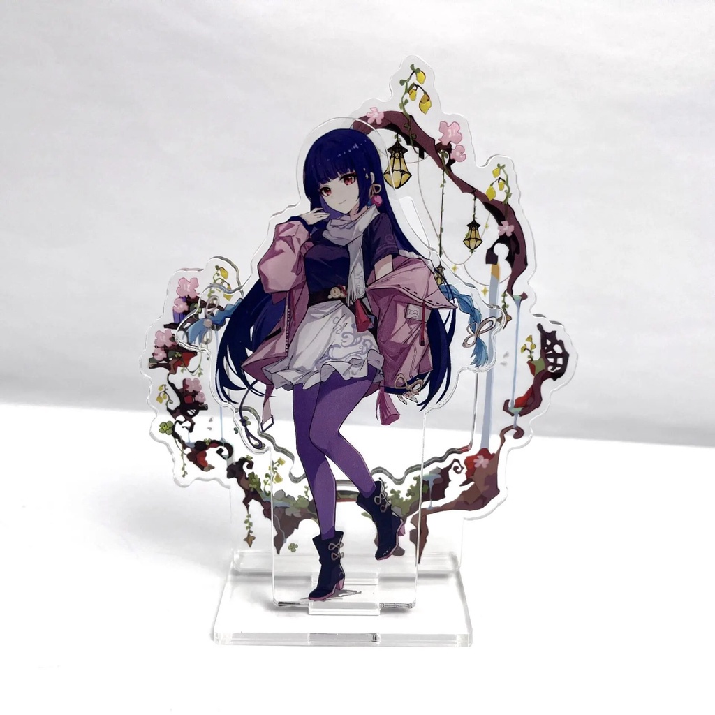 Mô hình Standee Genshin Impact Nahida Yae Miko Standing Collection Hu Tao Phụ kiện trang trí để bàn góc học tập