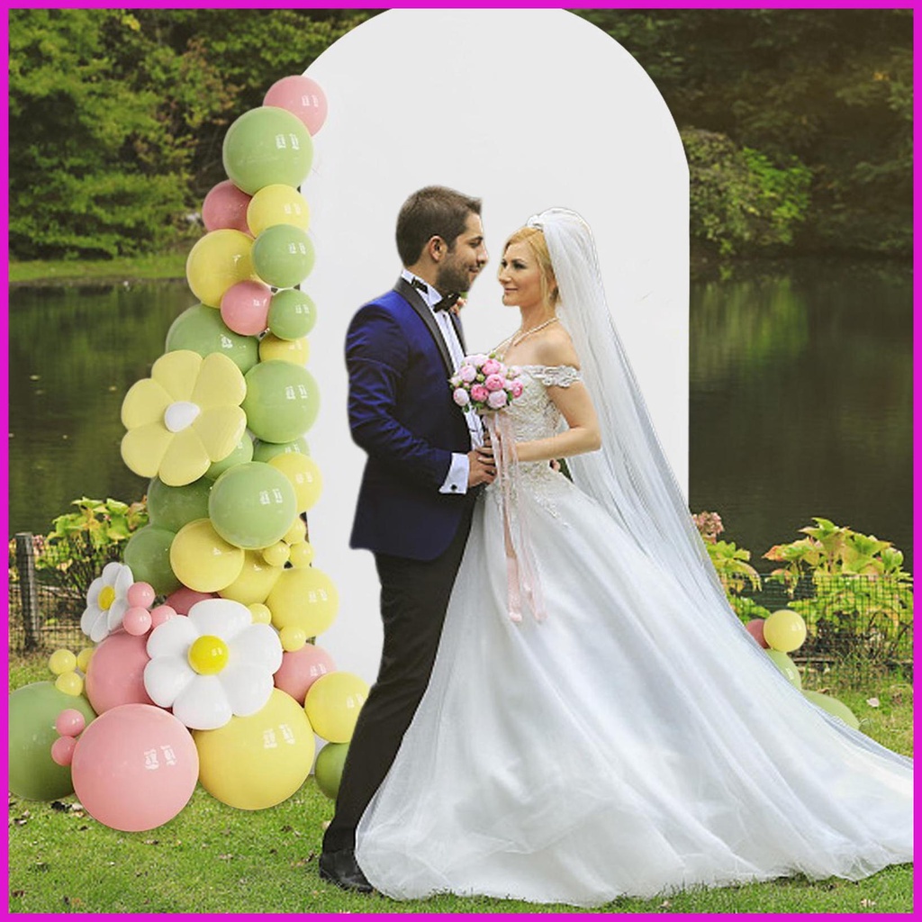 Vòng Hoa Đứng Bằng Vải spandex Co Giãn Trang Trí Tiệc Sinh Nhật