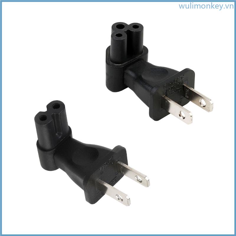 Bộ Chuyển Đổi Nguồn Điện wu nema 1-15p Sang iec c5 c7 2 Đầu Phích Cắm us