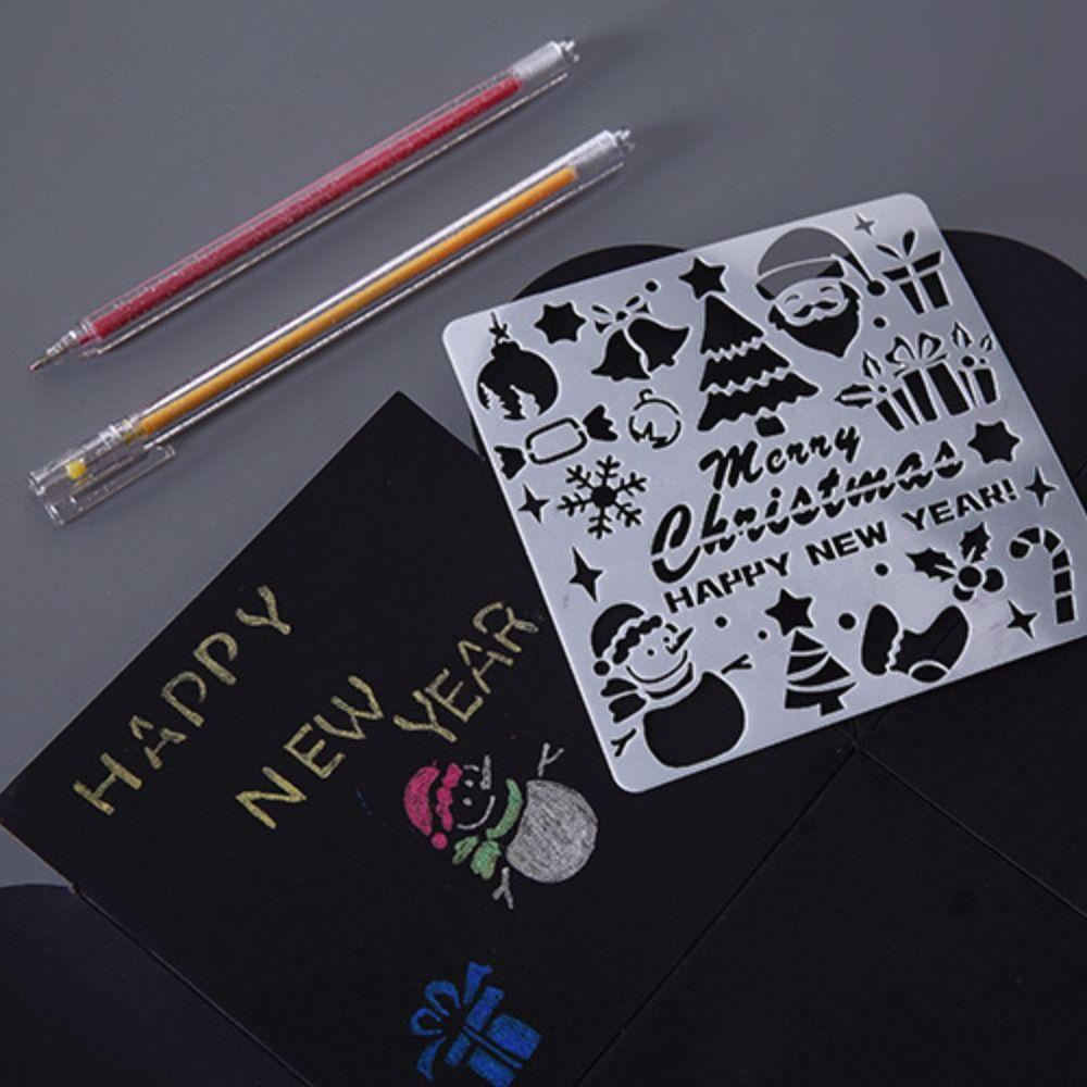 Rebuy1 Bộ Dụng Cụ Khuôn Rỗng Vẽ Tranh Hình Thú Cưng Có Thể Tái Sử Dụng diy