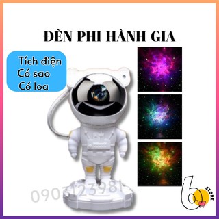Đèn led phi hành gia kiêm loa bluetoot, đèn chiếu sao thiên hà, đèn trang trí, đèn ngủ