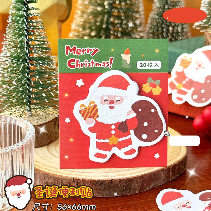 Bộ 20 sticker Trang Trí Giáng Sinh Dễ Thương