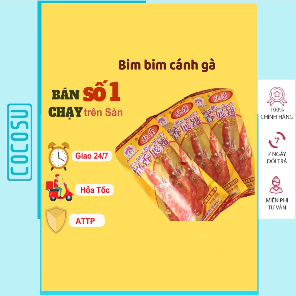 Đồ ăn vặt tuổi thơ bimbim cánh gà cực ngon