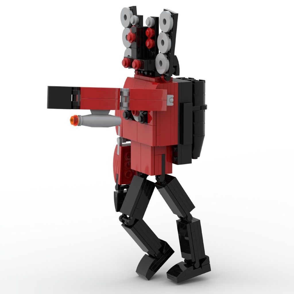 Skibidi Mô Hình Đồ Chơi Lắp Ráp toilet man vs man Độc Đáo