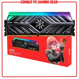 Ram adata xpg spectrix d41 rgb ddr4 8gb 16gb 3200mhz hàng chính hãng