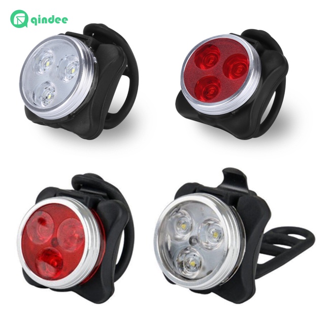 Bộ Đèn Pha Trước / Sau Chống Thấm Nước ipx4 Kèm Sạc Tiện Dụng Cho Xe Đạp Địa Hình mtb