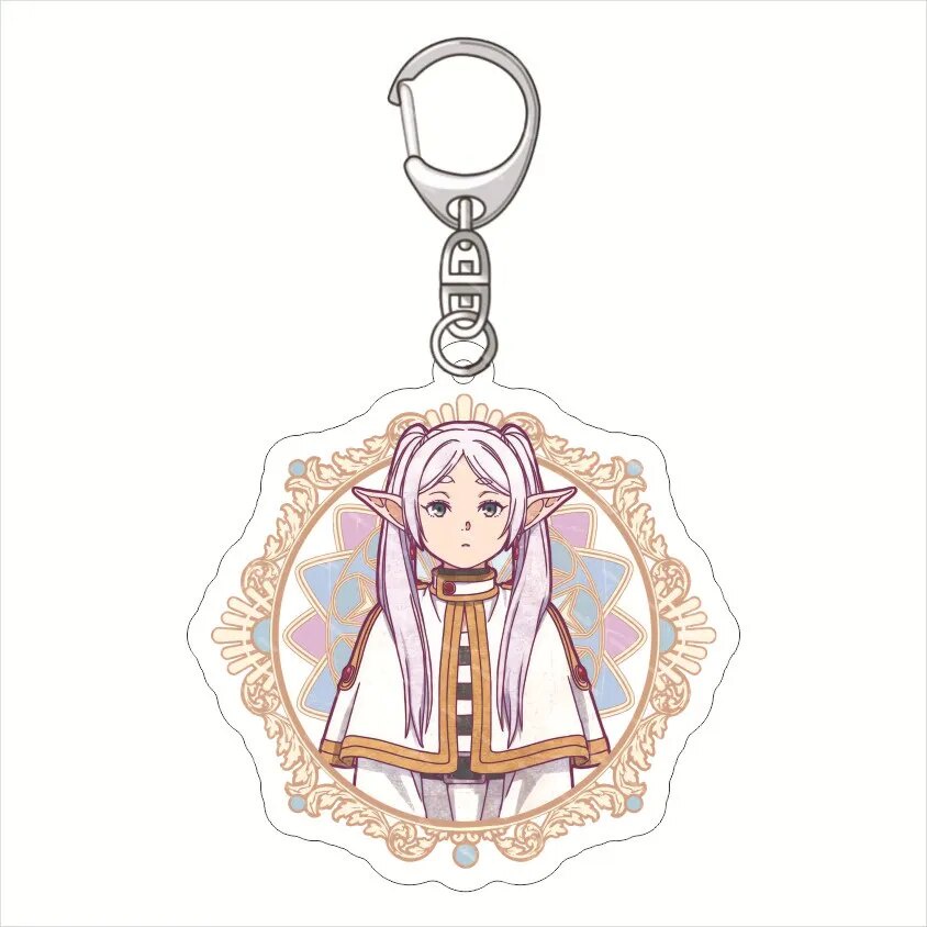 Móc khóa Cartoon SOUSOU NO FRIEREN Frieren At The Funeral Frieren Himmel Phụ kiện trang trí túi xách Balo