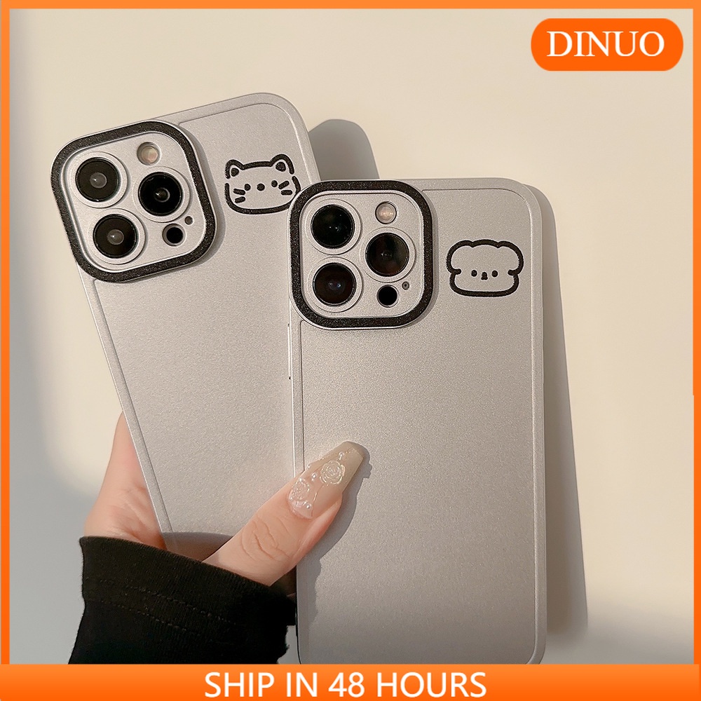 ỐP LƯNG IPHONE Ốp Điện Thoại In Hình Đầu Chó Mèo Cho iphone15 / 14promax / 13 / 12 / 11 / xr / xs / x / xsmax / 7 / 8plus/-DINUOTX