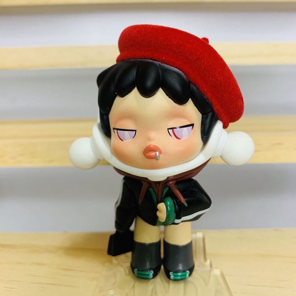 POPMART skullpanda Hộp Sọ Điên Cuồng Bí Ẩn Phiên Bản Hộp Sọ