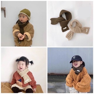 Khăn len quàng cổ cho bé cực kì xinh xắn dành cho bé gái và bé trai 1-10 tuổi