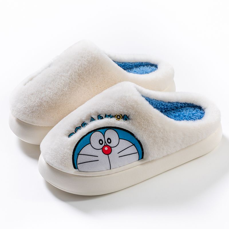 Dép Bông Đi Trong Nhà Giữ Ấm Mùa Đông Hình doraemon Cho Bé Gái Dép Đi Trong Nhà Mềm Mại Họa Tiết Hoạt Hình Dễ Thương Cho Cặp Đôi