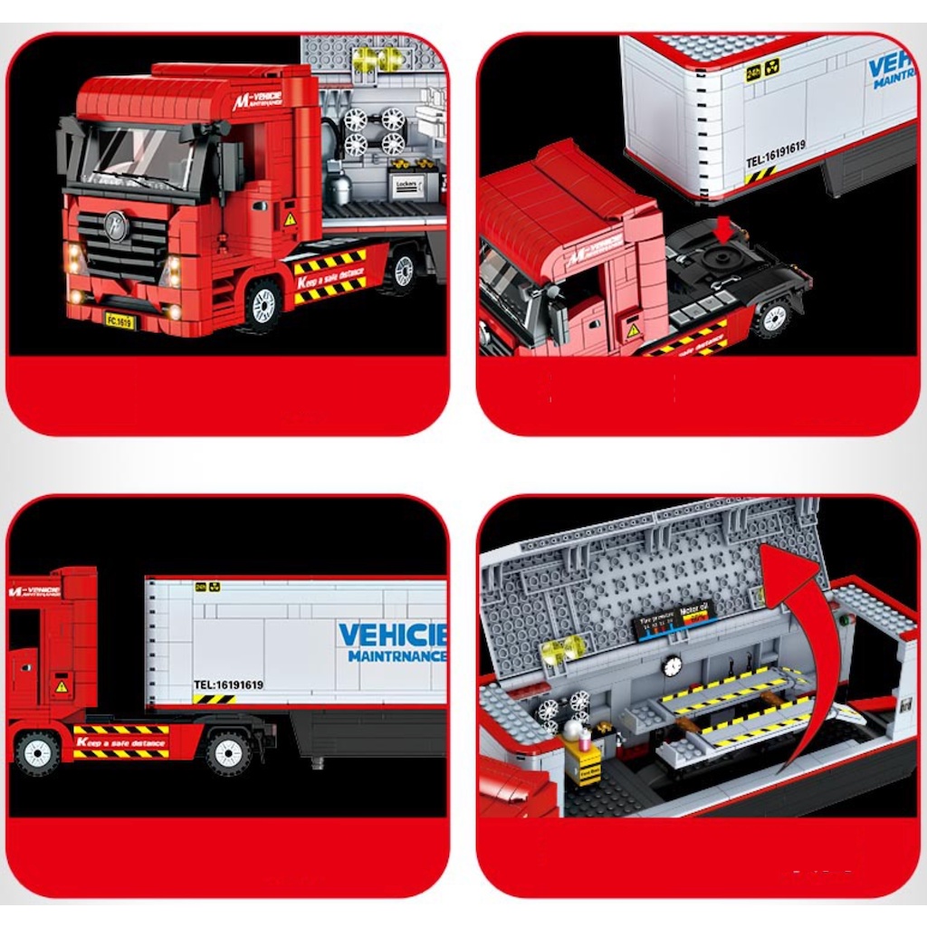 Bộ 1258 Mô Hình Xe Đua Đồ Chơi moc technic Cho Bé Mới