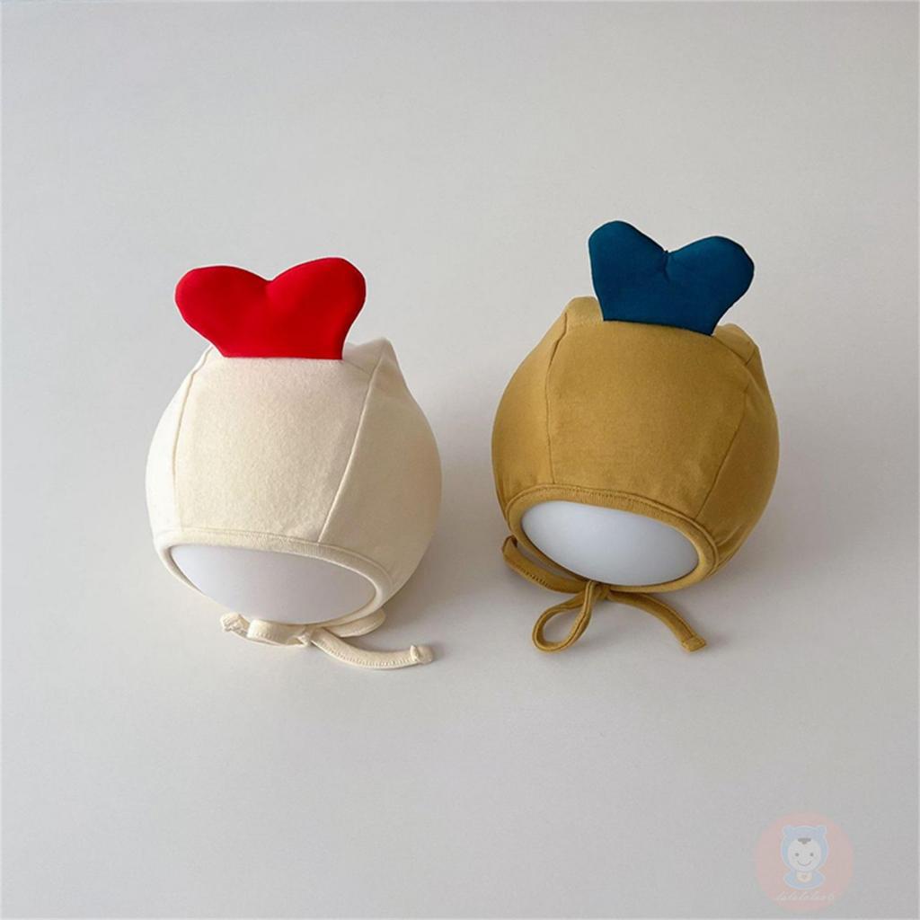 Mũ Trùm Đầu Hoạ Tiết Hoạt Hình laa6-baby bonnet Cho Bé