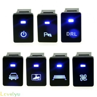⭐new ⭐push switch power lights blue push button switch camera lights led light bar