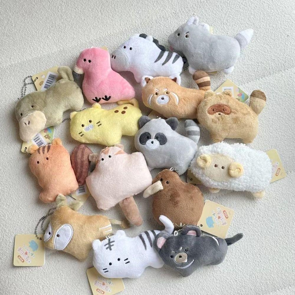 Móc Khóa Hình Gấu Trúc / Sóc Nhồi Bông Vans 1