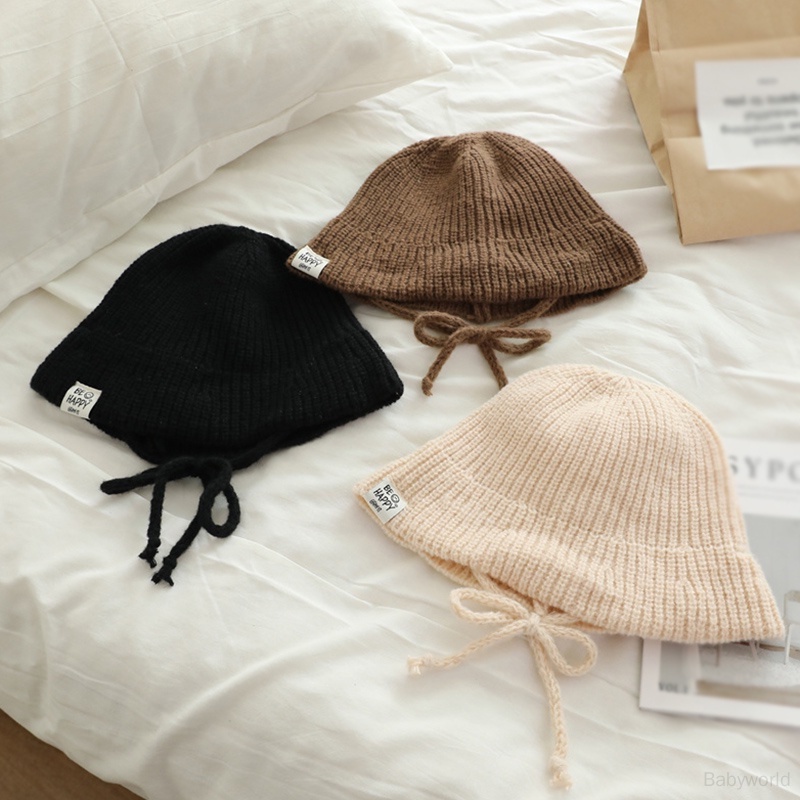 Nón Tai Bèo Dệt Kim Màu Sắc Dễ Thương Xinh Xắn Cho Bé Trai Và Gái