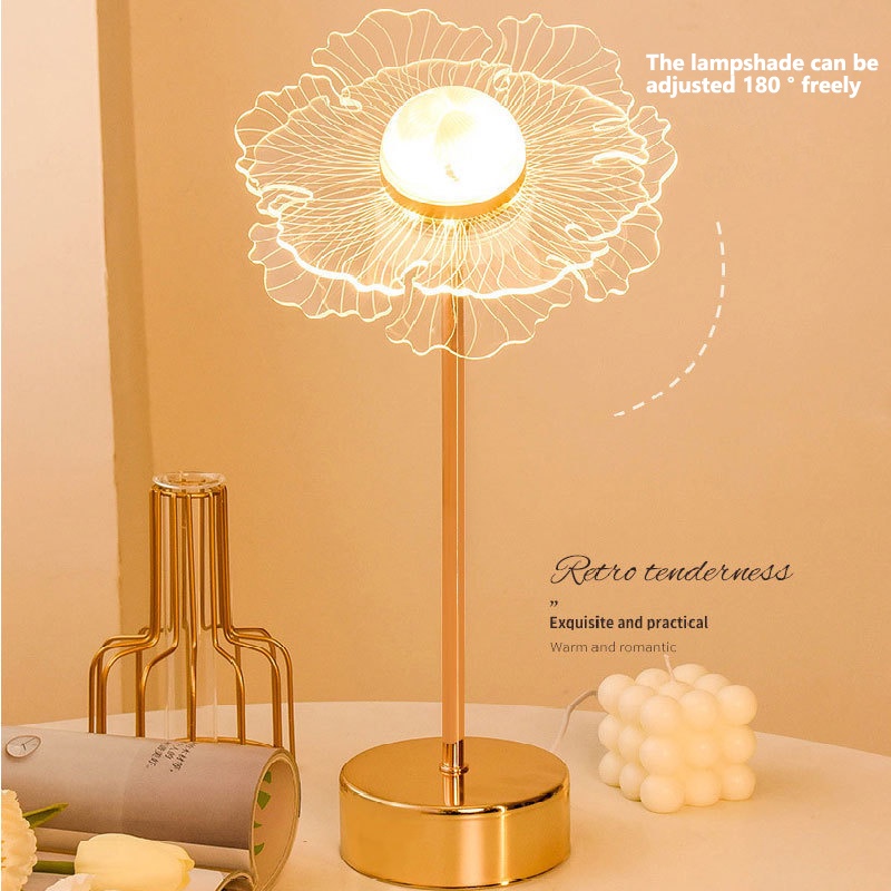 Đèn Ngủ Để Bàn Hình Bướm Sang Trọng