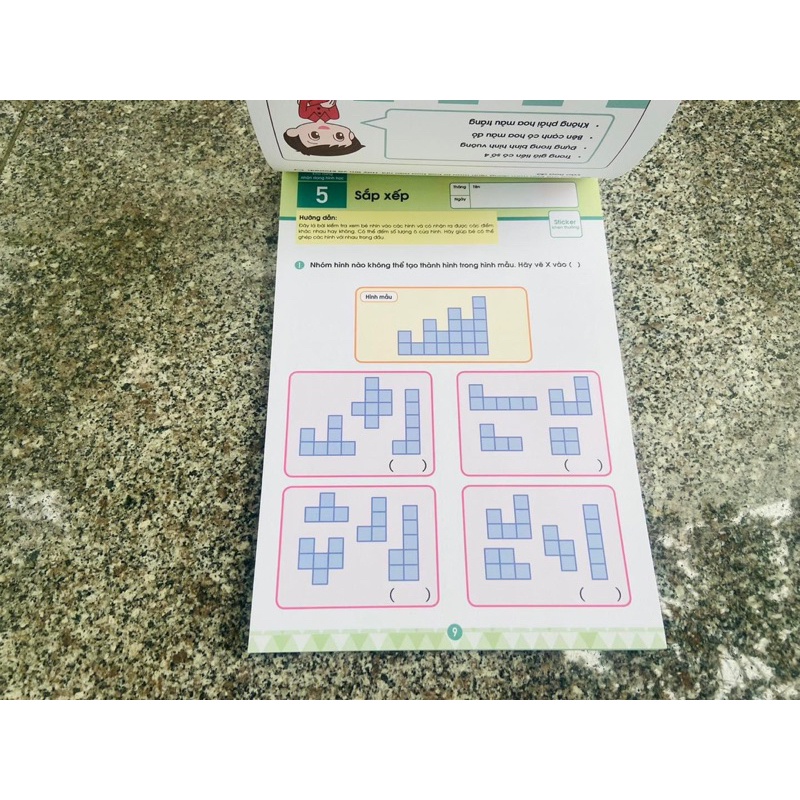 Bộ trò chơi tư duy trí tuệ nhật bản cho bé 5-7t