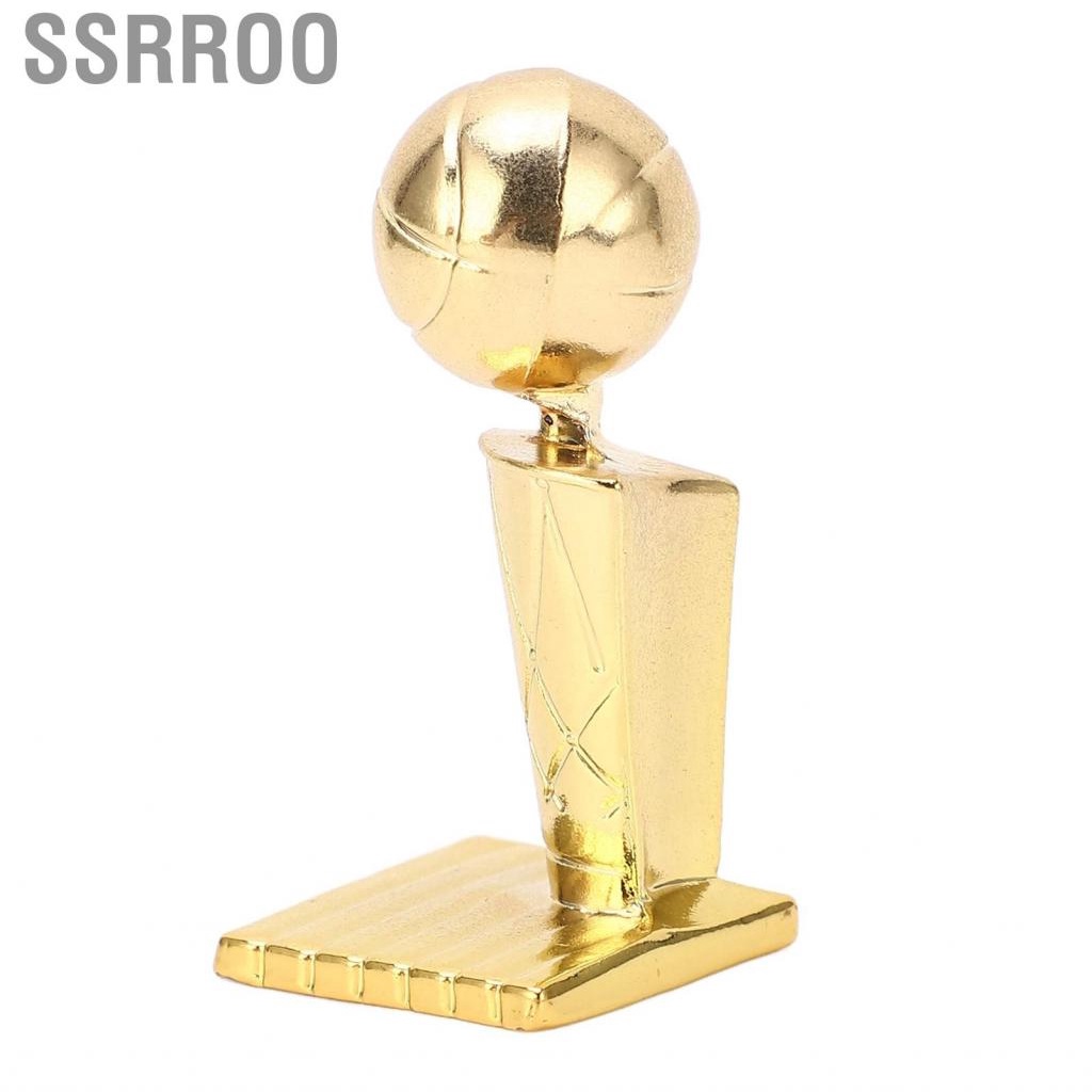 Ssrroo Championship Trophy Decor  Commemorative Basketball Ornament Small Fine Craftmanship for Bookshelf