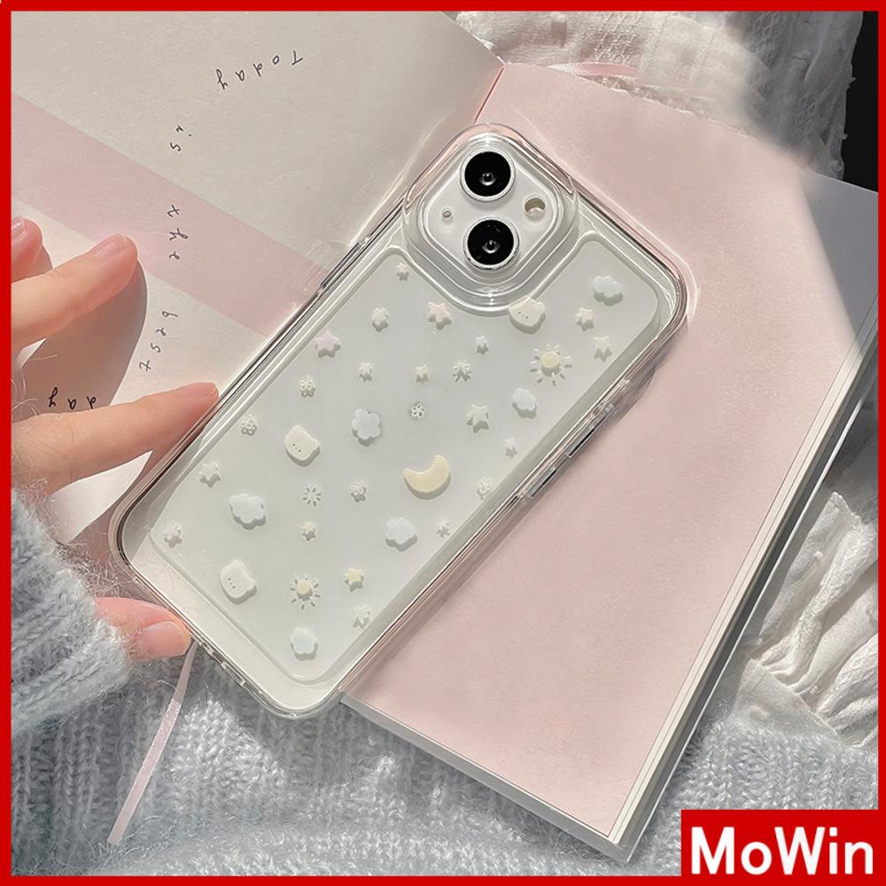 Ốp lưng iPhone 15 Pro Max Ốp iPhone Trong Suốt TPU Mềm Trong Suốt Nút Mạ Điện Hình Ngôi Sao Gấu Dễ Thương Tương Thích Với iPhone 14 13 Pro Max 12 Pro Max 11 XR XS Max 7Plus 8Plus