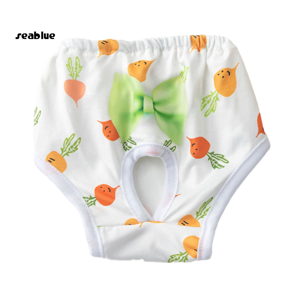 Tã Lót Nữ Thoáng Khí Thấm Hút Tốt Thoải Mái Có Nơ Ngăn Ngừa Bệnh Dịch Co Giãn Bảo Vệ Cho Cún Cưng