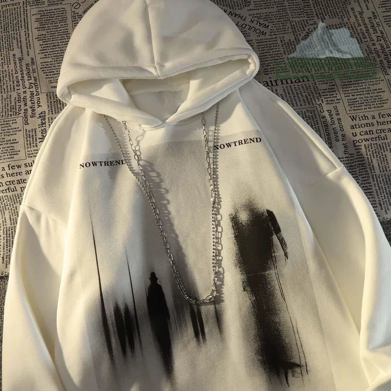 Áo hoodie Nỉ Dáng Rộng Thời Trang Thu Đông 2023 Dành Cho Nam Nữ