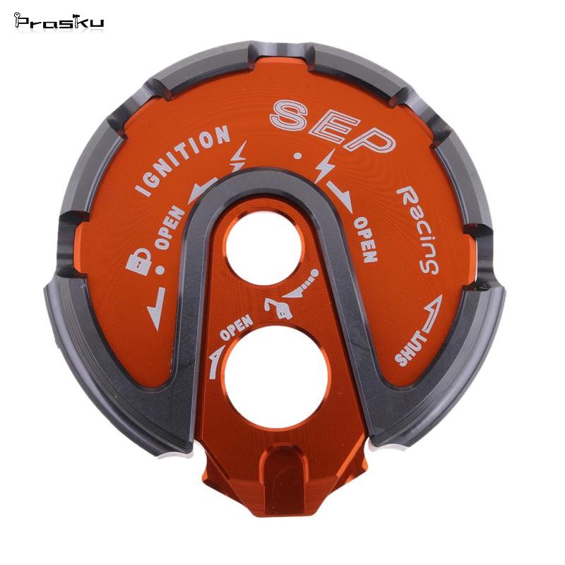 Prasku Nắp Khóa Đánh Lửa Bằng Hợp Kim Nhôm CNC Dành Cho Xe YAMAHA BWS X 125 CYGNUS 125 GTR 125 SMAX 155 1