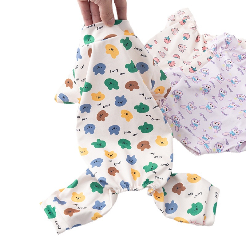 Bộ Đồ Ngủ Liền Thân 12 Màu Dễ Thương Dành Cho Cún Cưng shih tzu