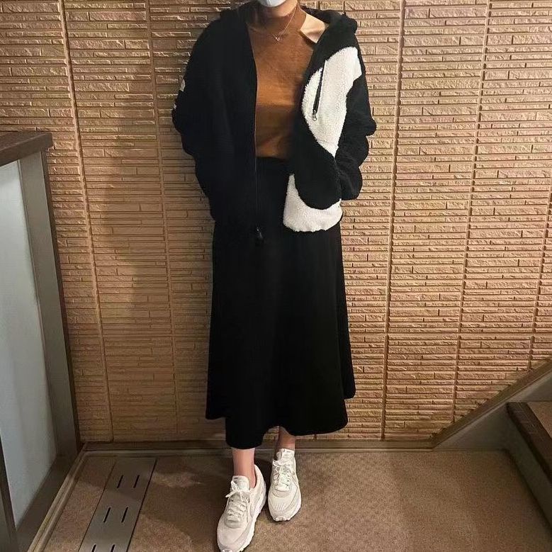 The north face Áo Khoác Lông Cừu Có Nón Dày Dặn Ấm Áp Thời Trang Cho Nam Nữ