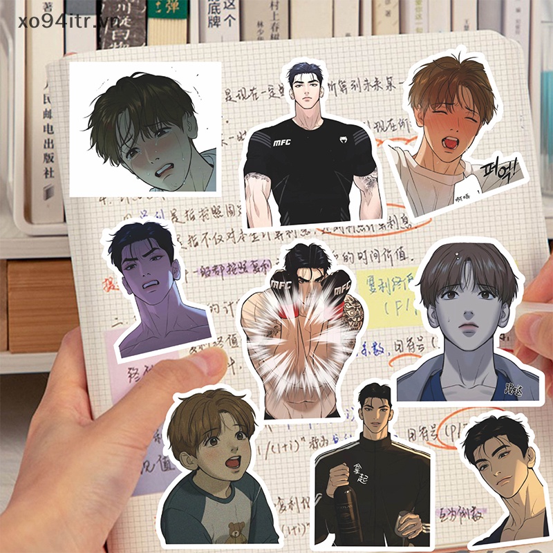 Xoitr Bộ 66 sticker manwha jinx Dán Trang Trí laptop / Điện Thoại / Làm Quà Tặng diy Hình Jo jaekyung kim dan Xoài Hàn Quốc vn