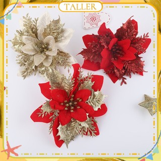 ✧ready stcok trang trí cây thông noel bằng hoa trang trí cây thông noel lấp nh đồ trang trí giáng sinh hoa nhân tạo hoa giáng sinh trang trí giáng sinh nghệ thuật eleg