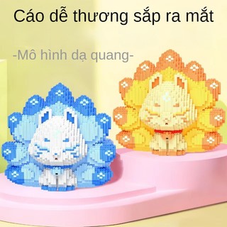 Đồ chơi lắp ráp cáo chín tầng phát sáng 3d cho bé