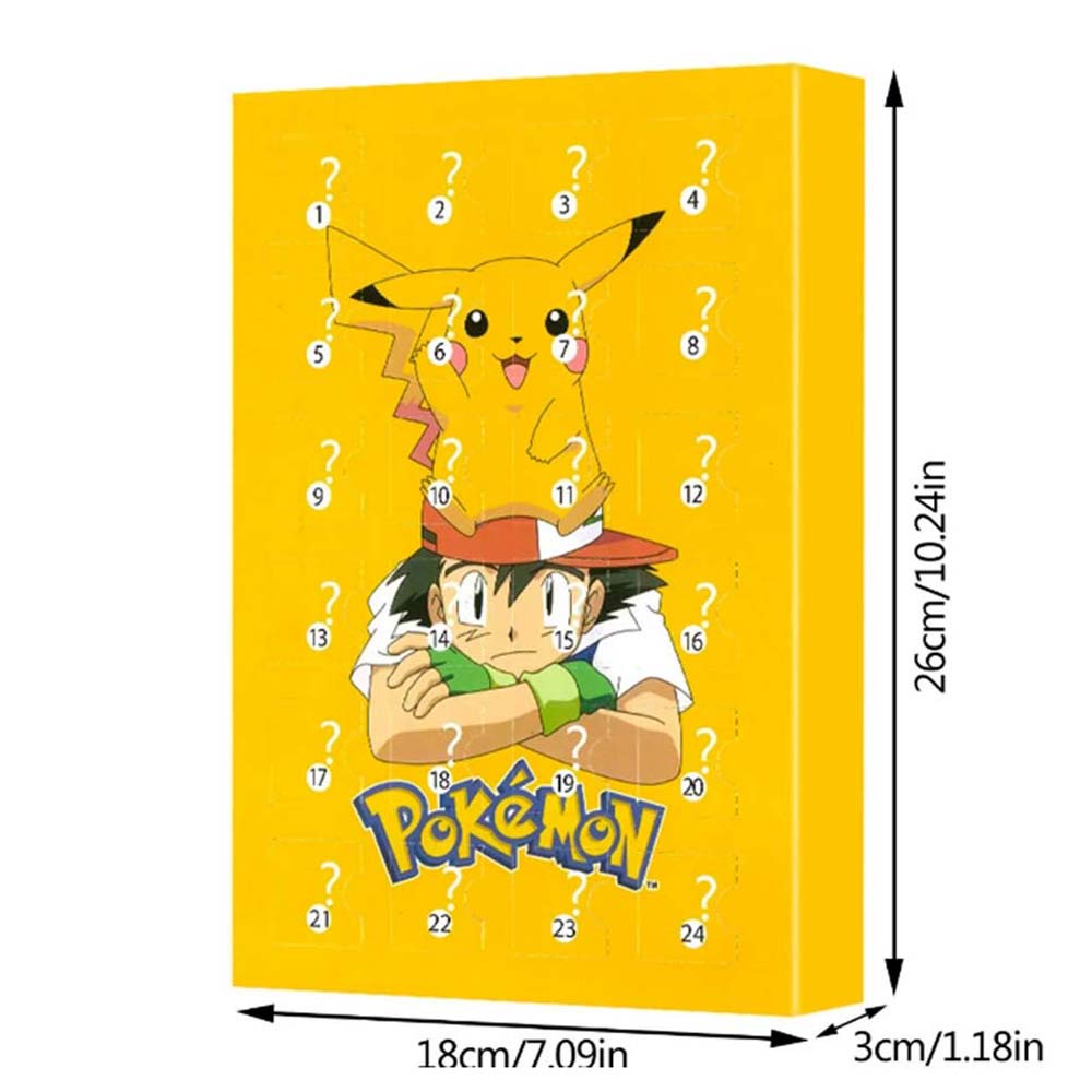 2023 Pokemon Christmas Advent Calendar 24pcs Pikachu Anime Action Figures Children Toys for Boys Girls New Years