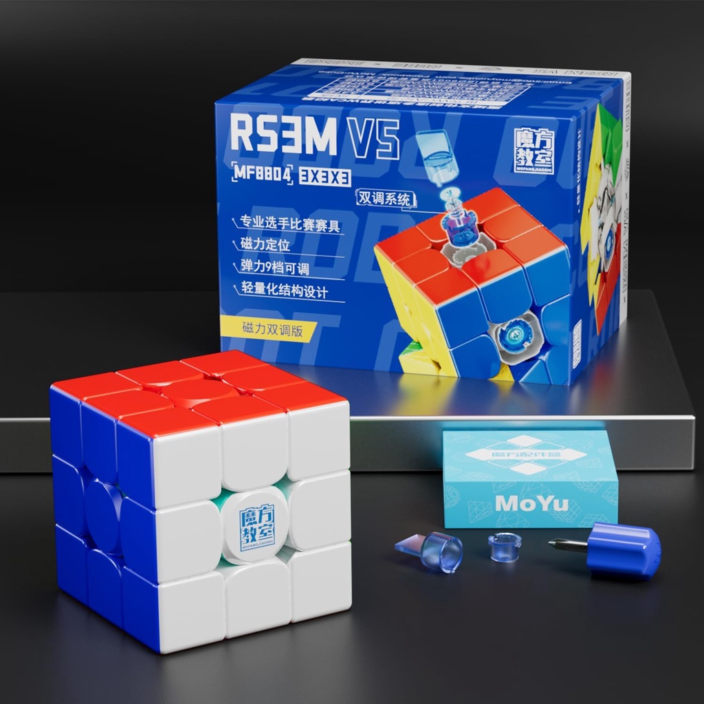  Moyu RS3M V5 2023 Khối lập phương điều chỉnh kép từ tính 3x3 RS3M 2023 Khối lập phương ngân sách 3 x 3 Khối lập phương tốc độ 3x3 chuyên nghiệp 