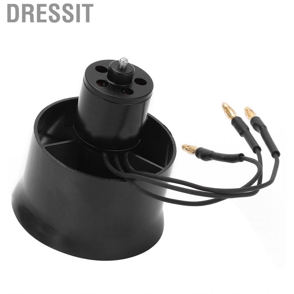Dressit 7000KV Motor with 6 Blades  30mm EDF Ducted Fan Long Service Life and Better Work Efficiency for RC Airplane
