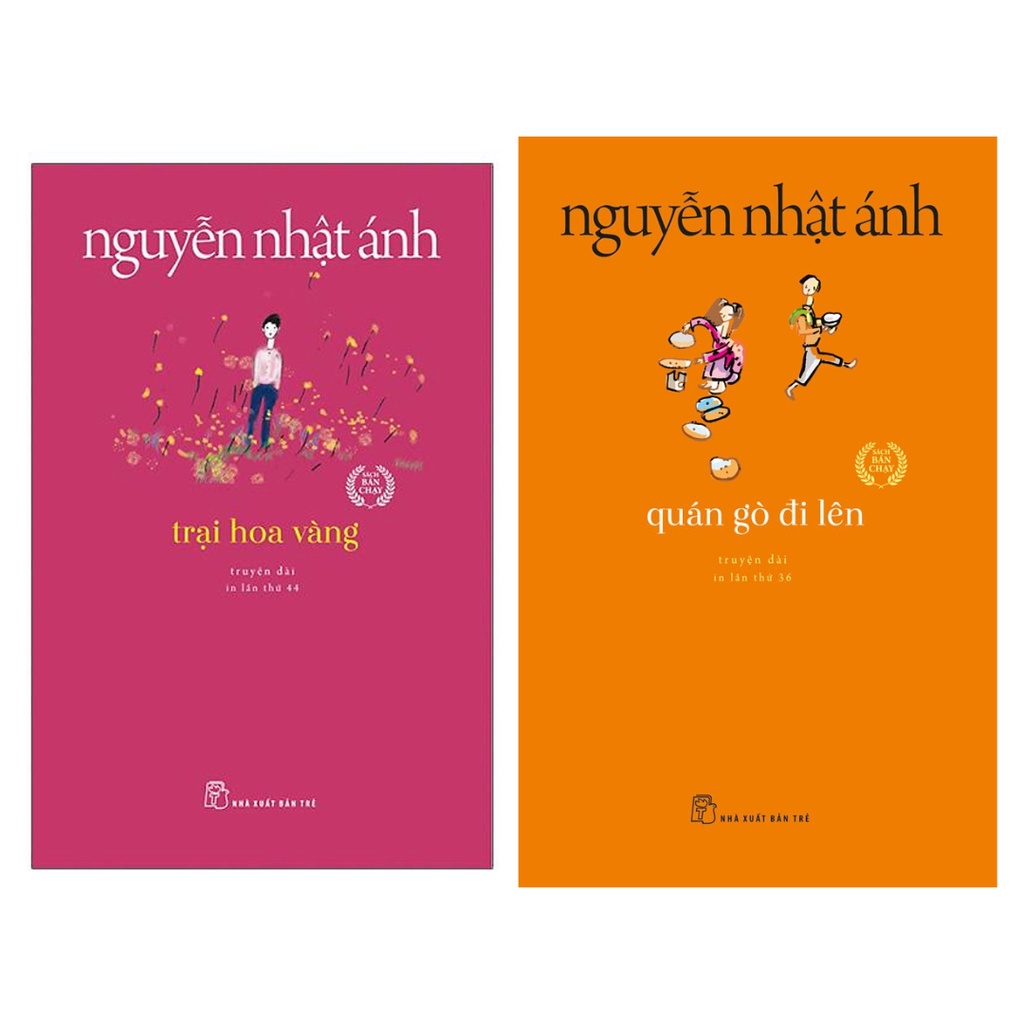Sách Combo 2 Cuốn của Nguyễn Nhật Ánh: Quán Gò Đi Lên + Trại Hoa Vàng