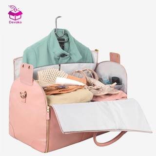 Pu túi da đựng hành lý du lịch siêu nhẹ