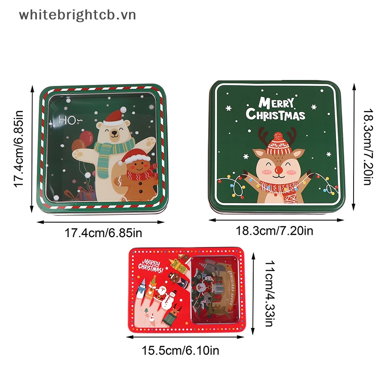 / / Cny Trang Trí / / 1 Hộp Thiếc mini Đựng Kẹo Giáng Sinh / Trang Sức / Bánh Quy / Quà Tặng Tại Nhà
