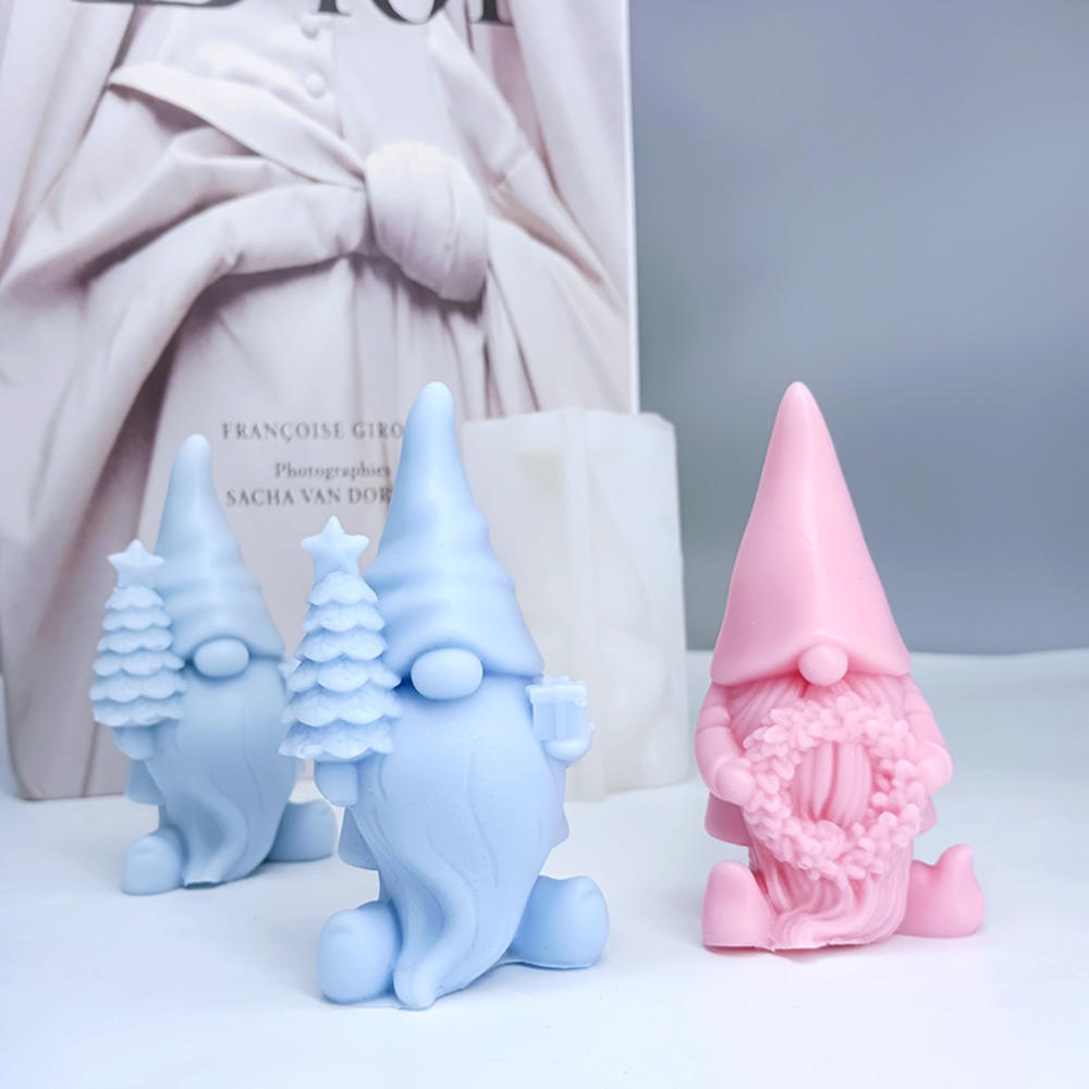 Khuôn silicone Làm Xà Phòng Hình Ông Già Noel