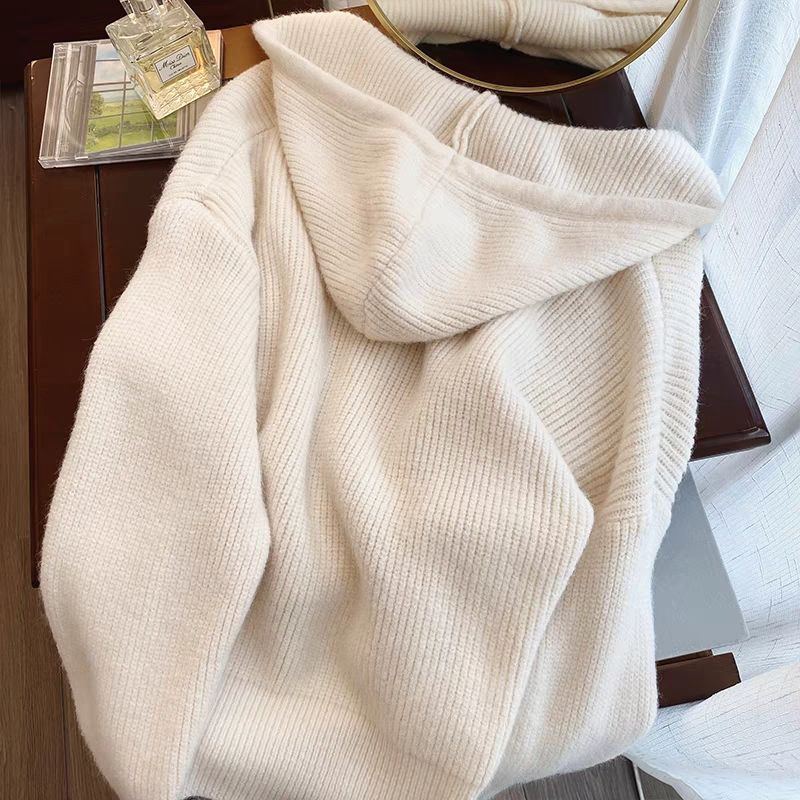 Áo Khoác cardigan Có Mũ Trùm Eo Cao Thời Trang Xuân Thu Phong Cách Mới 2023